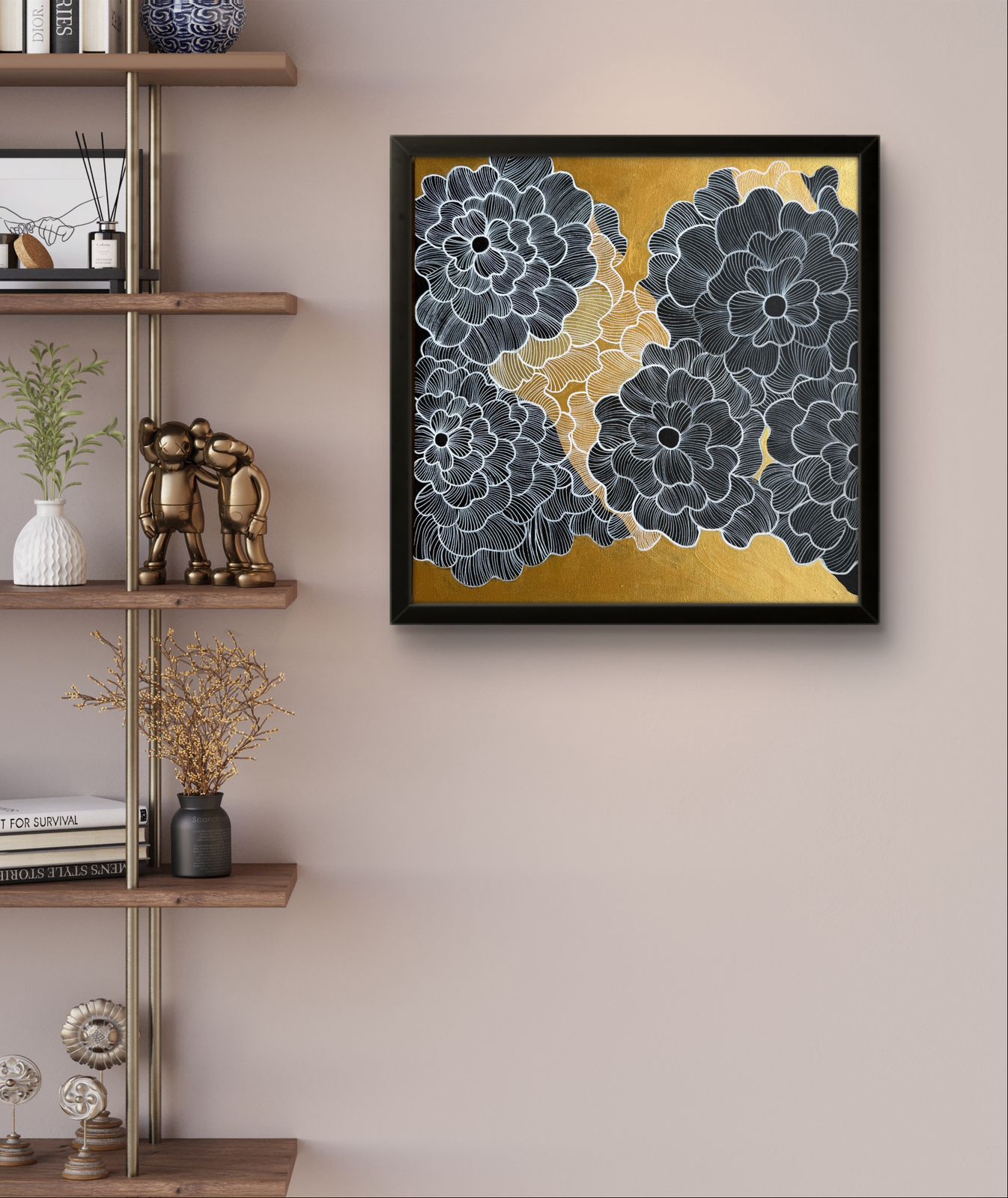 Art Ideal for modern and sophisticated interiors.