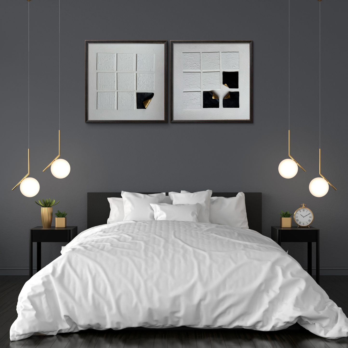 A contemporary modern artwork perfect for minimalist home decor.