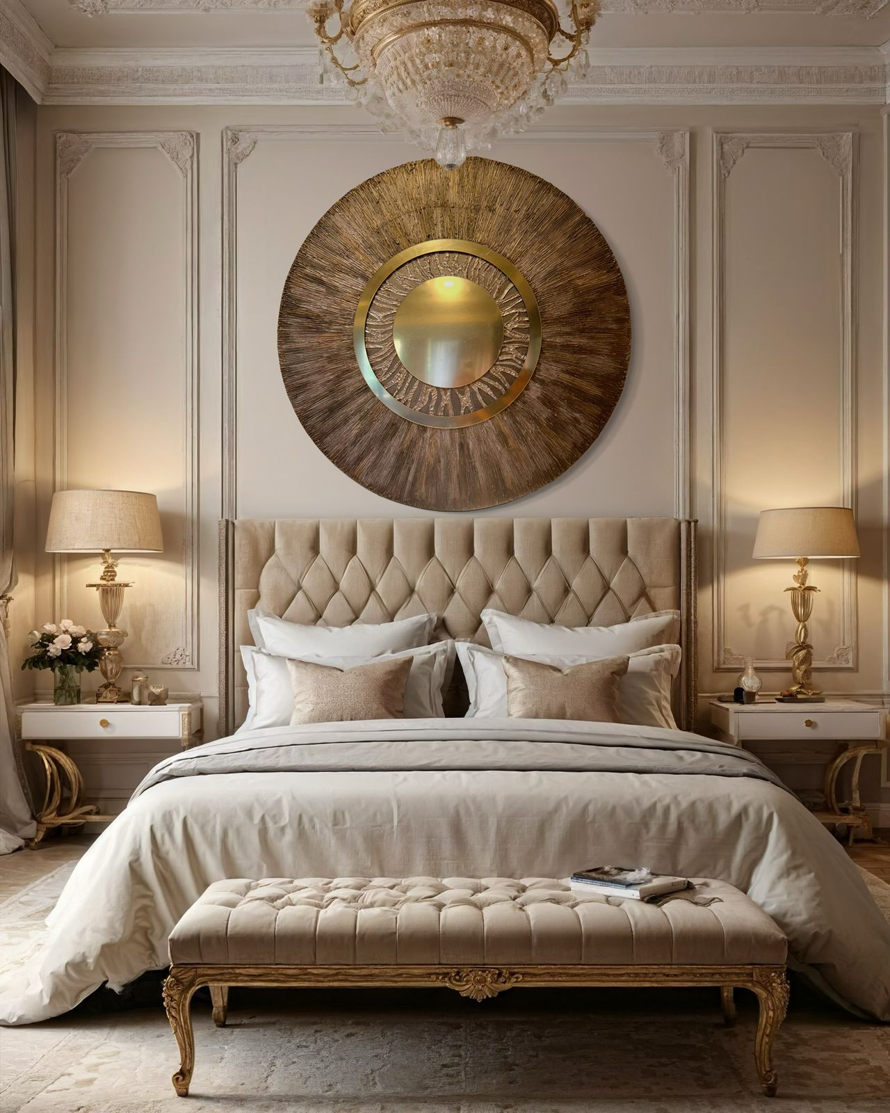 This modern piece brings warmth, energy, and elegance to your living room, bedroom, or office decor.
