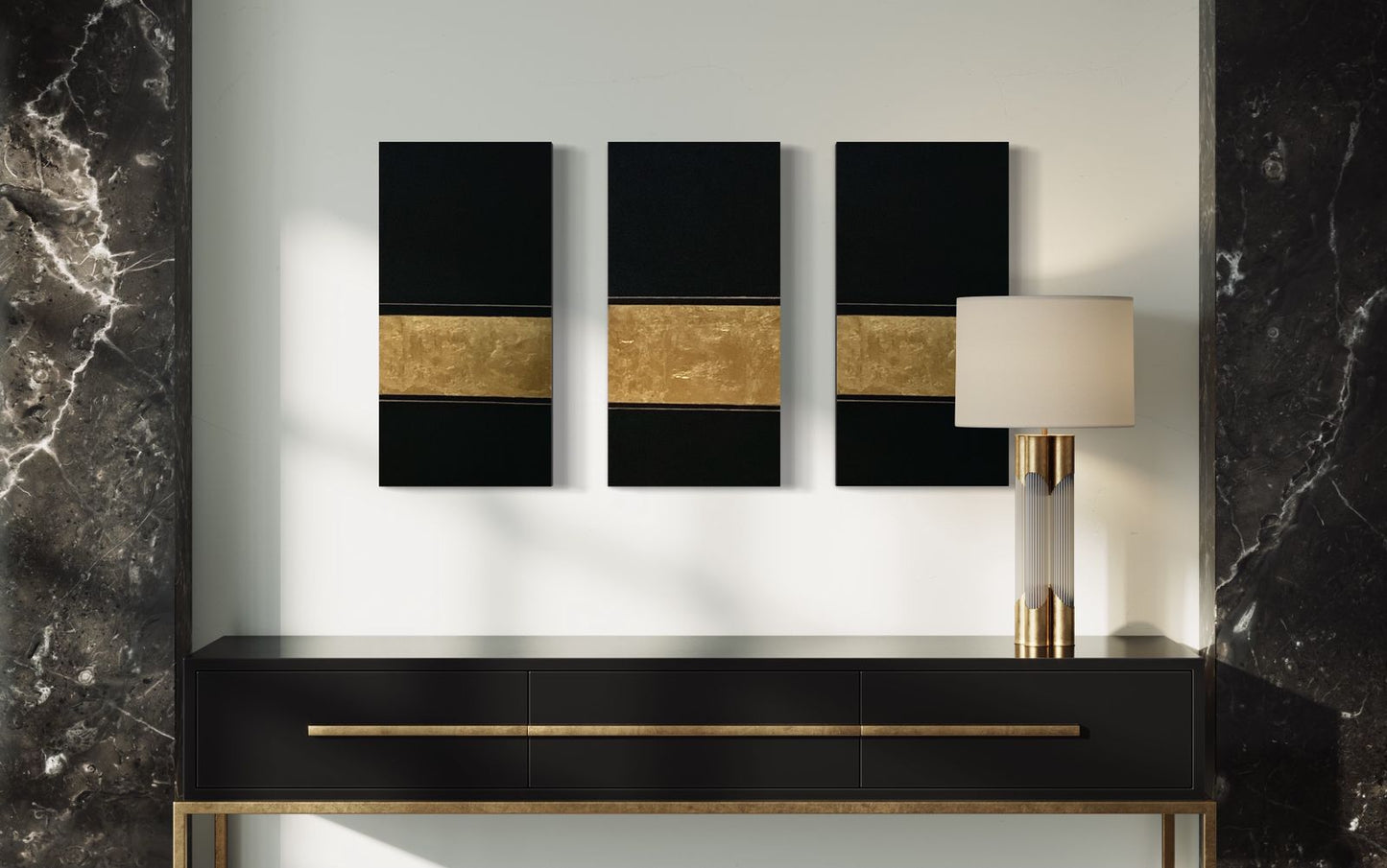 Contemporary artwork perfect for minimalist home decor.