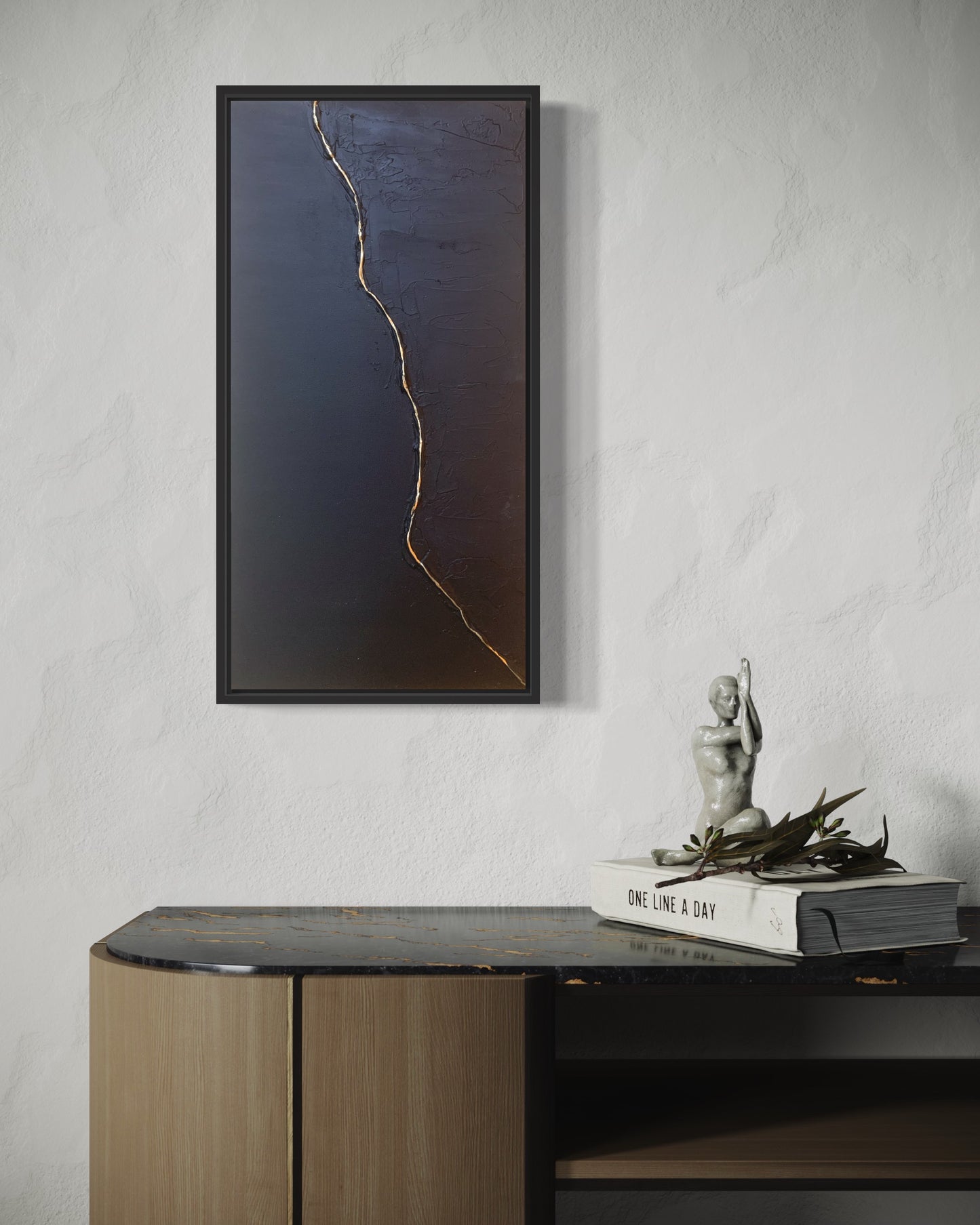 Contemporary modern artwork perfect for minimalist home & Office decor.