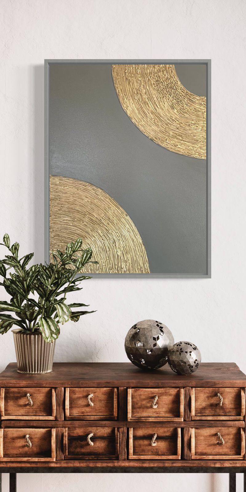 Contemporary modern artwork perfect for minimalist home & Office decor.