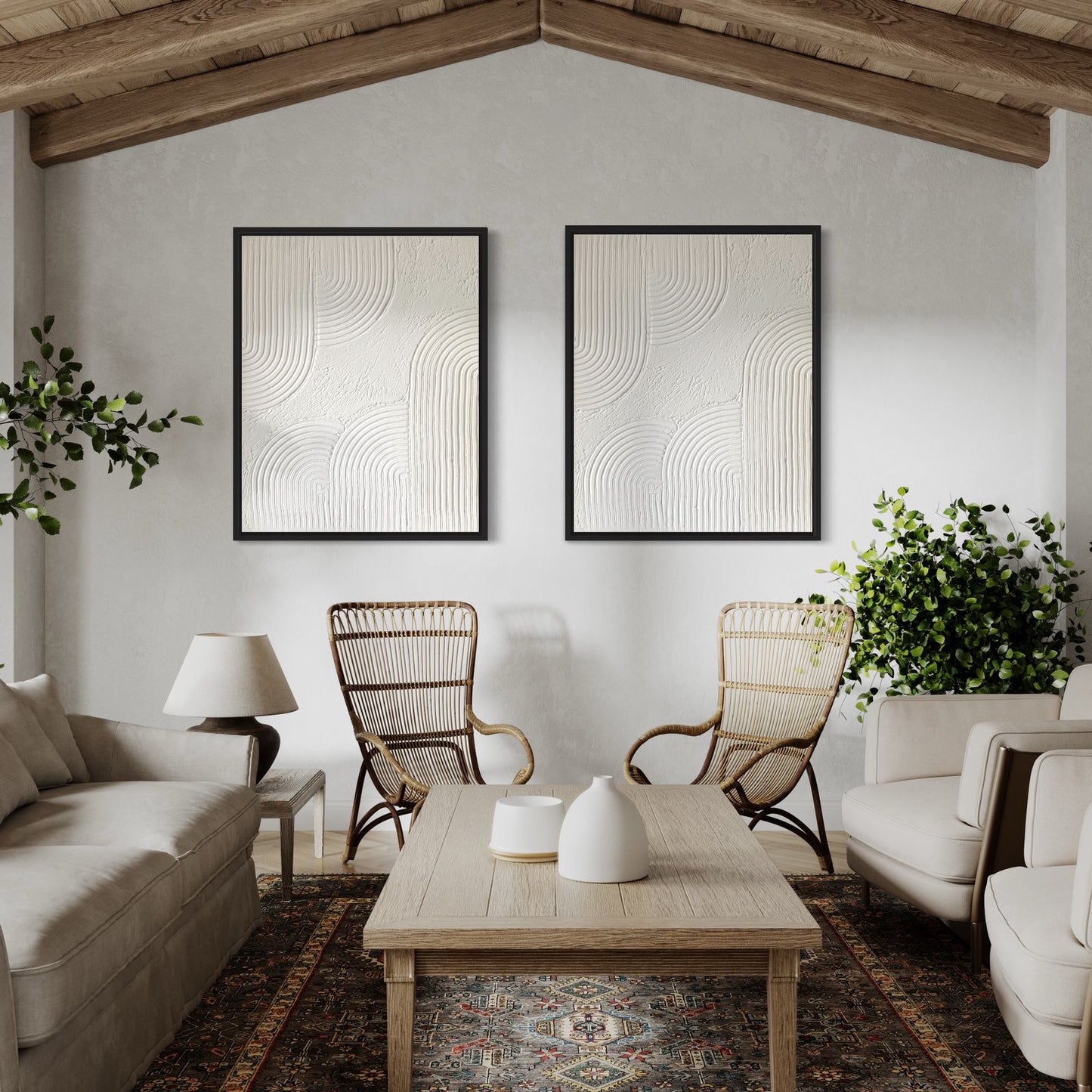 Whitewashed Arches