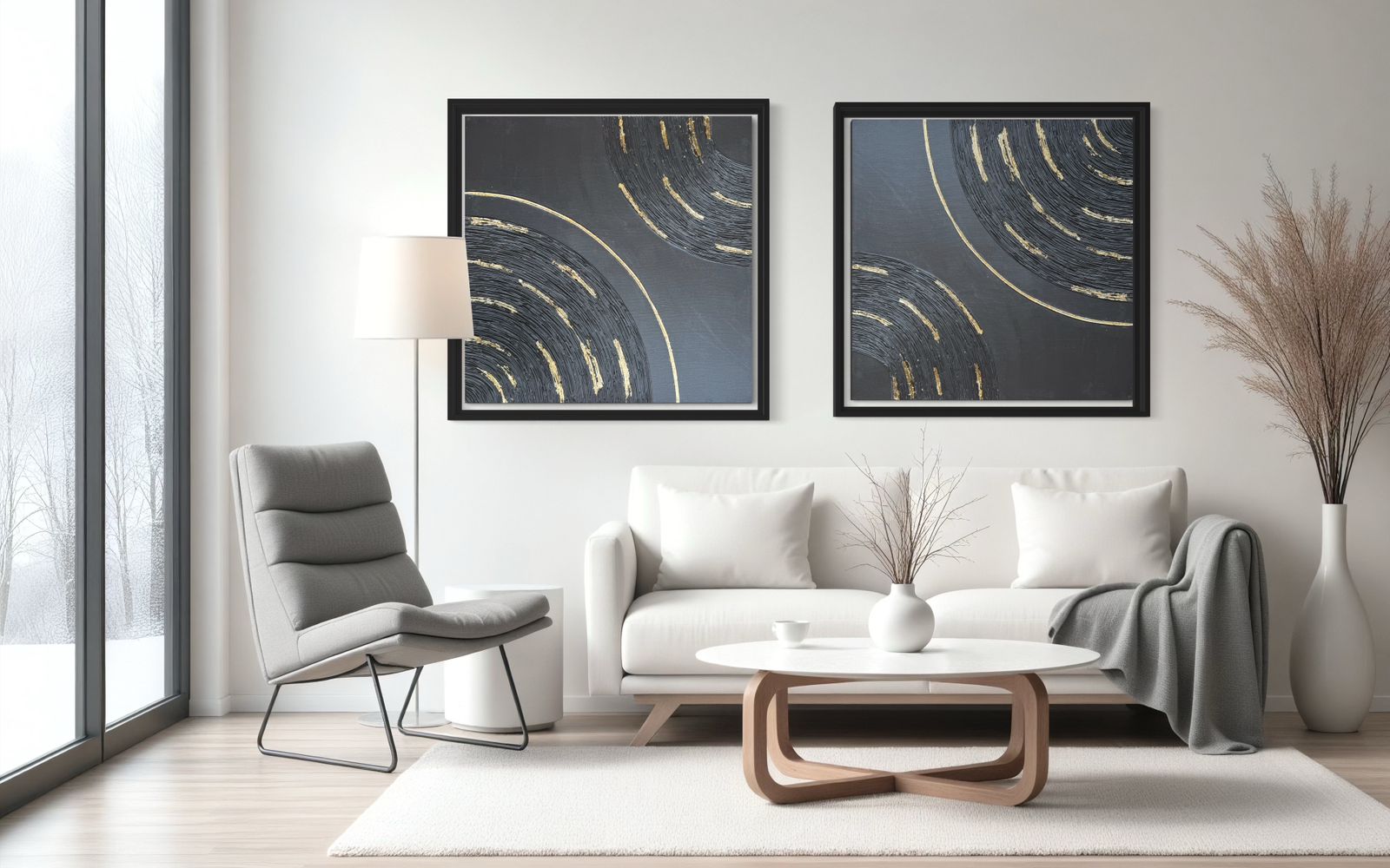  A contemporary artwork  perfect for minimalist home decor.
