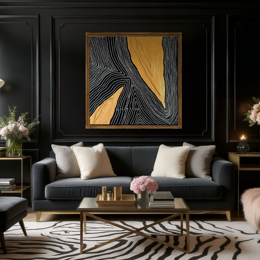  A contemporary artwork  perfect for minimalist home decor.
