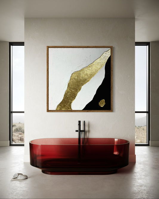  A contemporary artwork  perfect for minimalist home decor.