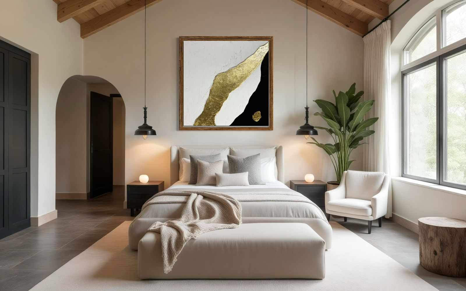  A contemporary artwork  perfect for minimalist home decor.