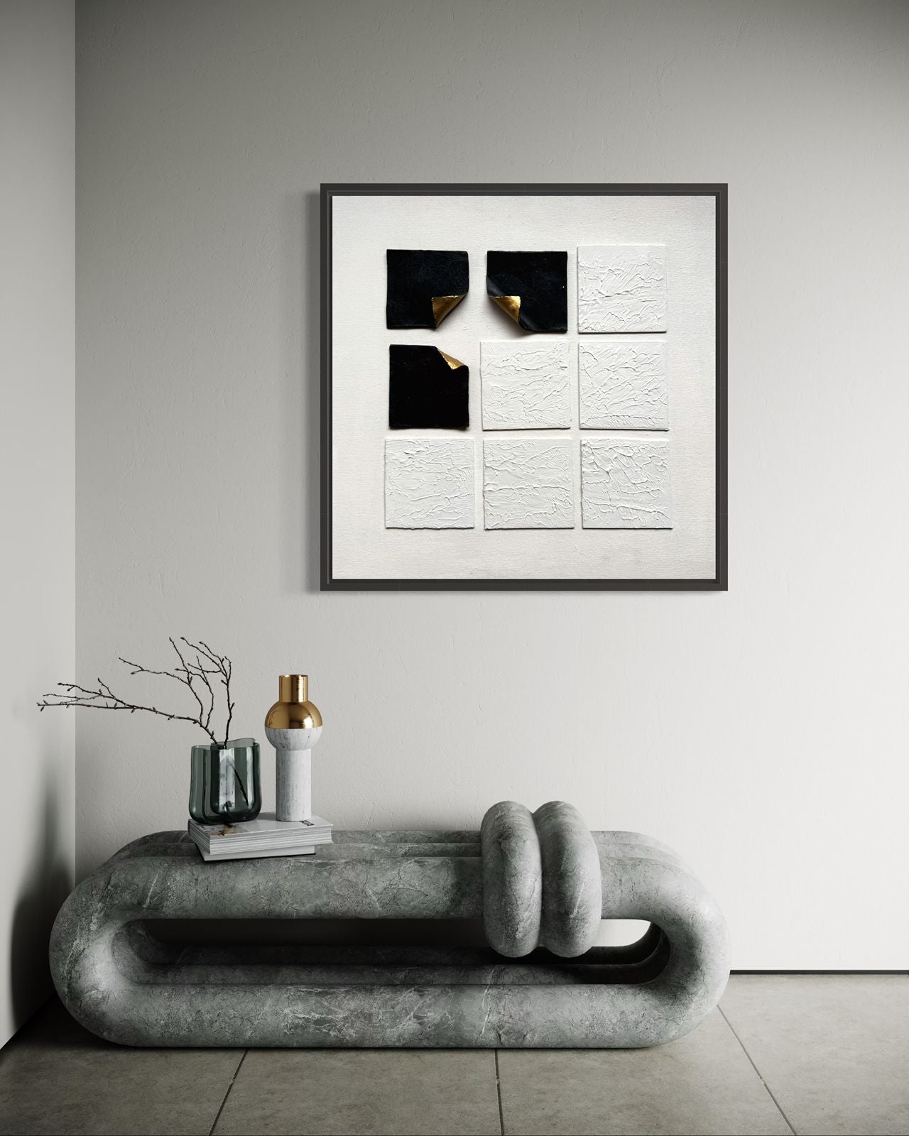  A contemporary modern Abstract artwork  perfect for minimalist home decor.