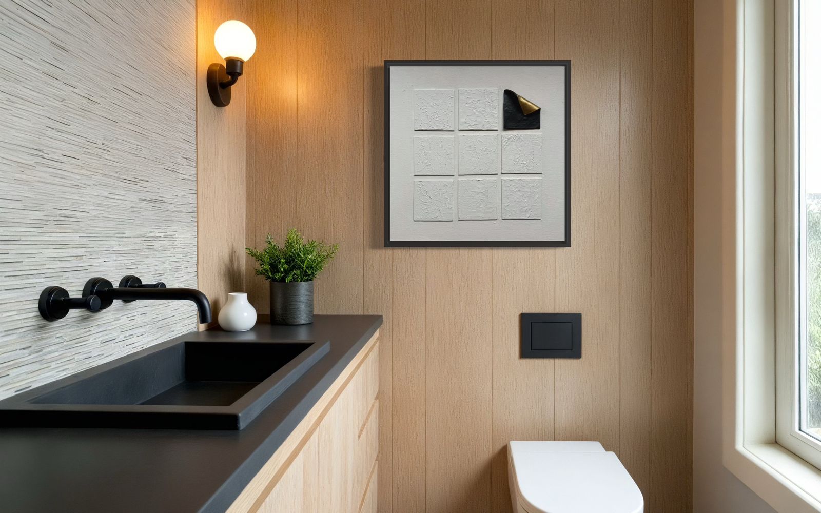  A contemporary modern artwork  perfect for minimalist home decor.