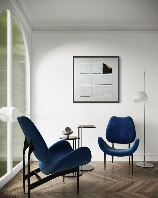  A contemporary modern artwork  perfect for minimalist home decor.