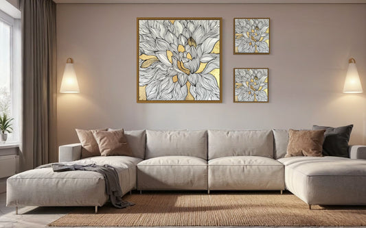 Perfect for  modern, stylish and contemporary artwork home and office space living rooms or bedrooms