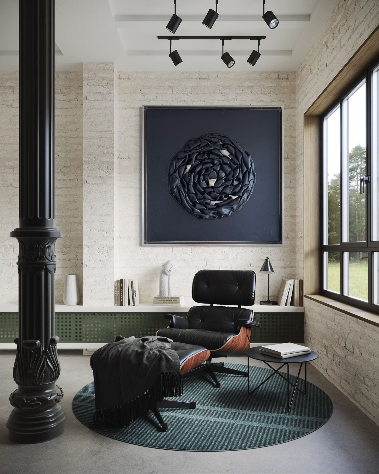 Modern artwork with subtle highlights, by Artscape by Riddhi Mehta.