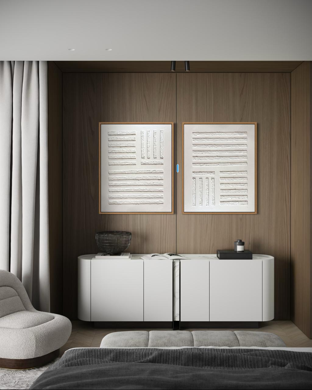 Modern textured abstract artwork collection featuring minimal neutral compositions, geometric textures, and contemporary layered designs curated for elegant modern interiors.