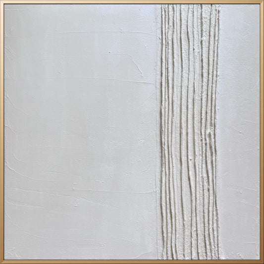 Standing Still – Minimal Textured Abstract Wall Art