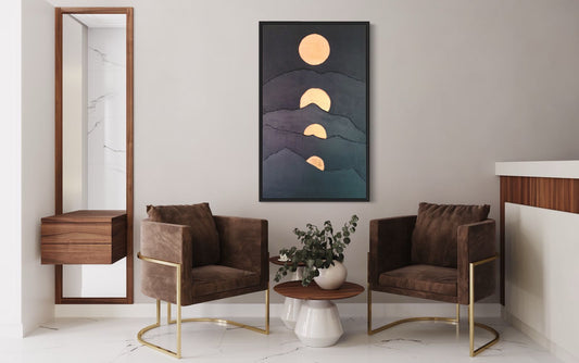  Contemporary modern artwork  perfect for minimalist home & Office decor.
