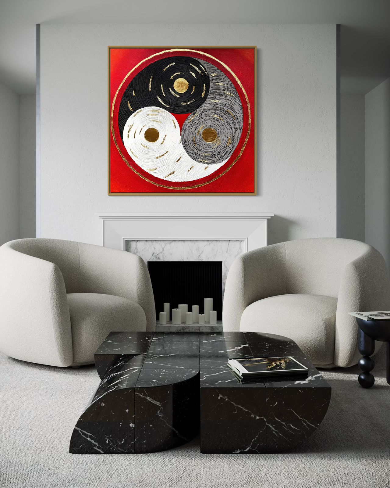 Perfect for modern interiors, this spiritual piece enhances home and office decor with its meaningful design.
