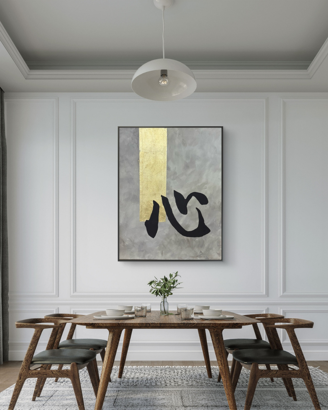 Modern textured abstract wall art in neutral tones inspired by inner balance, featuring layered textures and a minimal contemporary design for living room, bedroom, or office interiors.
